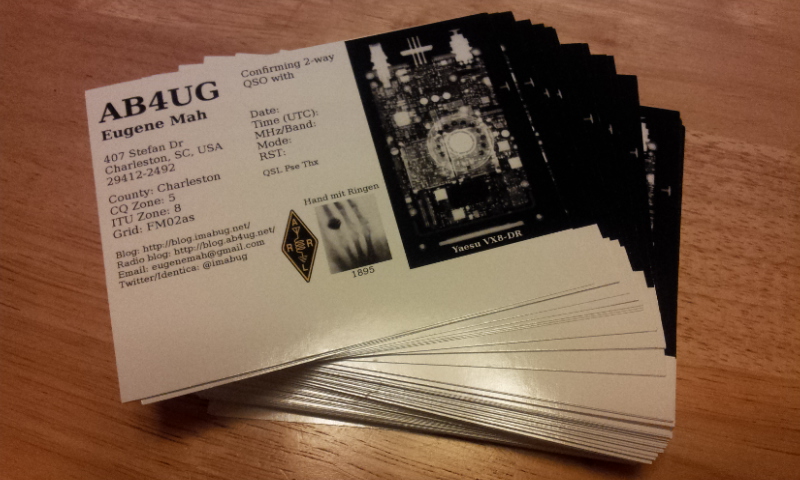 QSL cards!