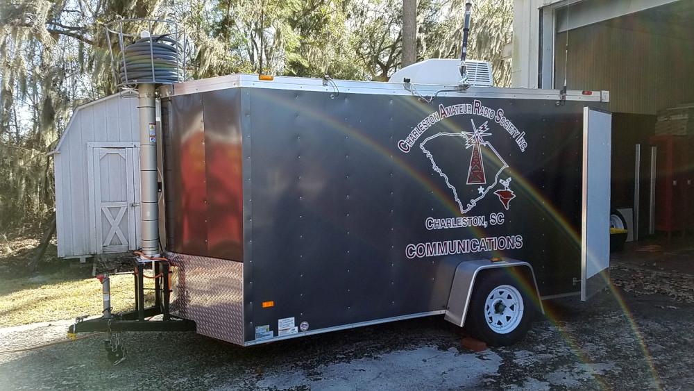 CARS Communications trailer ready for Winter Field Day 2019