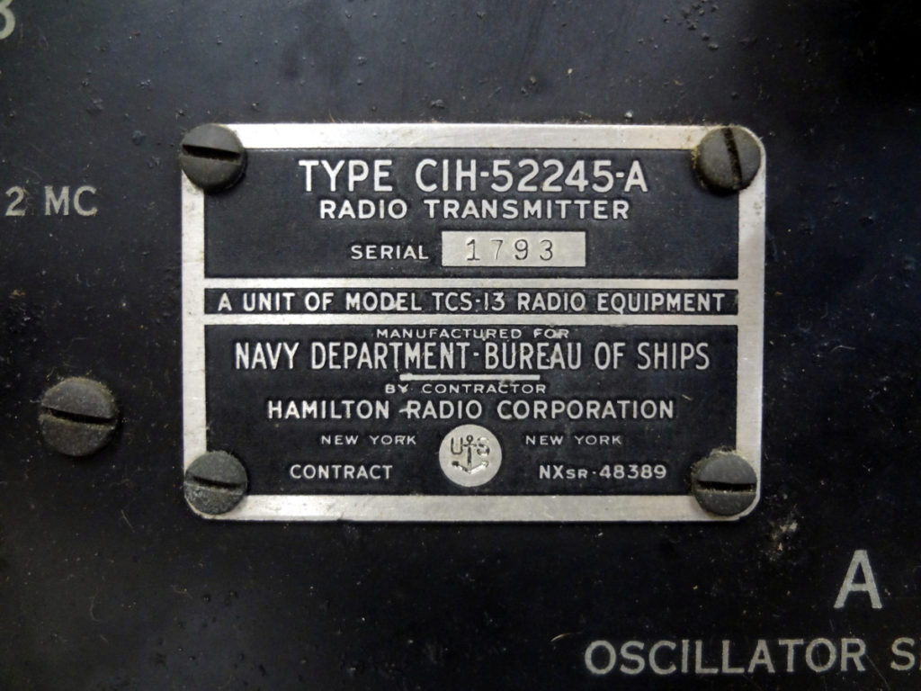 CIH-52245-A radio transmitter
