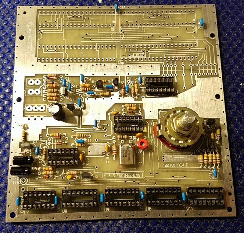 Partially assembled frequency counter kit from S&S Engineering, part of the KB1SH collection purchased at Hamcation 2022