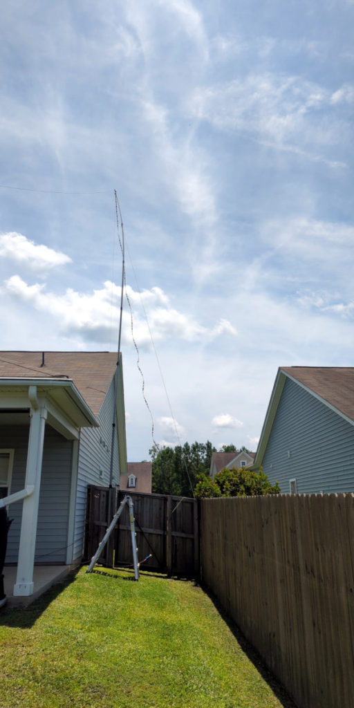 Antenna set up for ARRL Field Day 2023