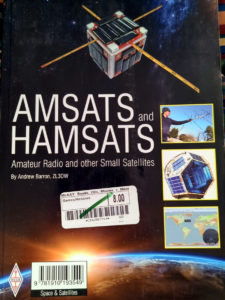 The front cover of Amsats and Hamsats by Andrew Barron ZL3DW